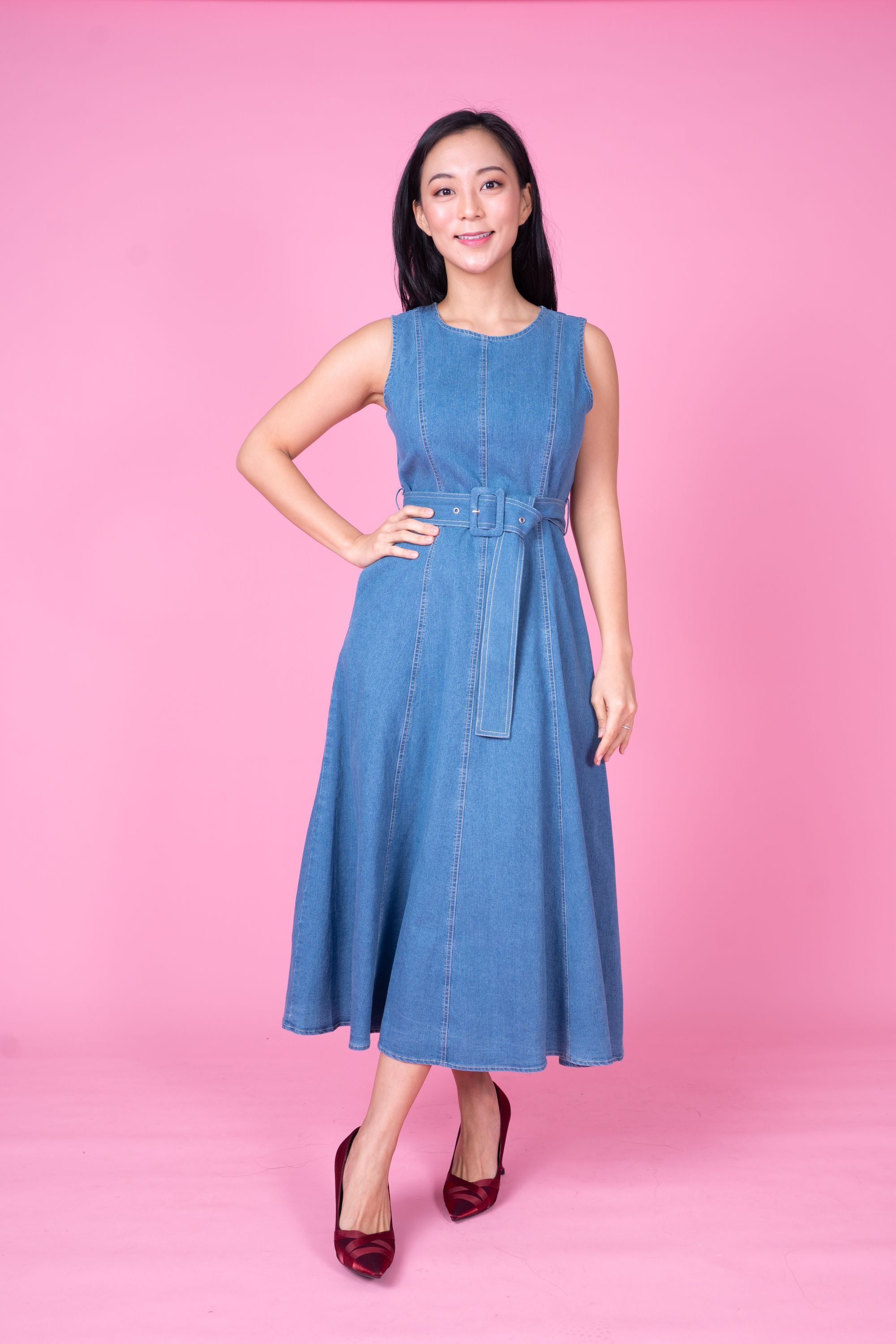 Long Shirt Dress Denim