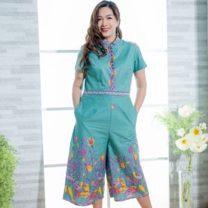 Flower Peranakan Batik Jumpsuit