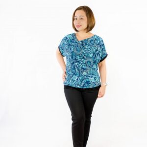 Paiseley Twist Blouse