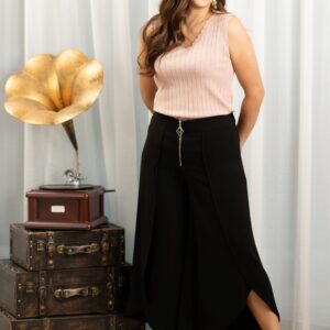 Open Cut Panel Culottes