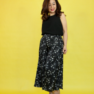 Fade Beans Print Culottes