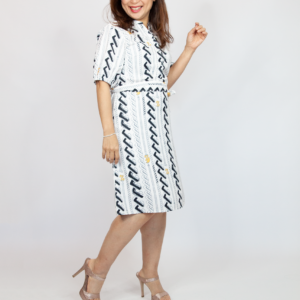 Midi Chain Shirt Dress