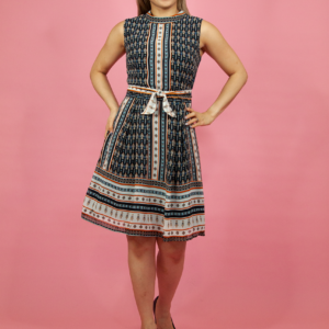 Royal Peranakan Print Dress