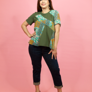 Peranakan Batik Panel Blouse