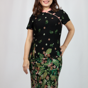 Flower Bloom Cheongsam Dress