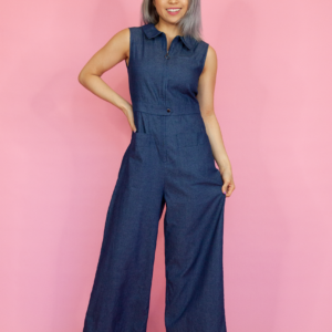 Denim Shirt Jumpsuit